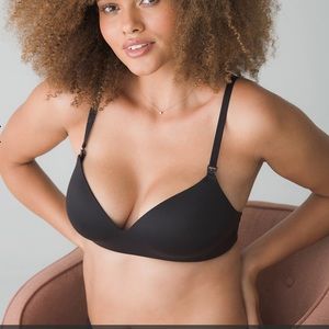 Soma Enbliss Wireless Nursing Bra 36DD Black